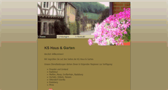 Desktop Screenshot of ks-haus-garten.de